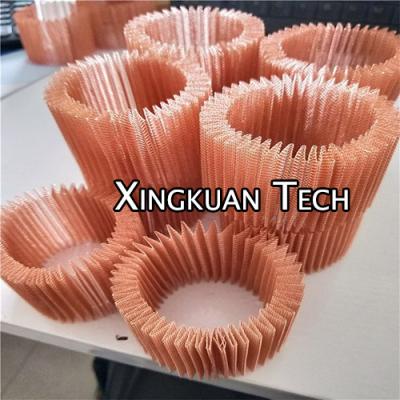 Chine La dissipation thermique se pliante de cuivre Mesh Or Shielding Mesh Copper a plissé l'écran à vendre