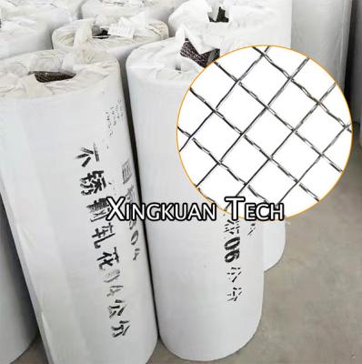 Chine Acier inoxydable 304 filet de fil ondulé tissé pour le criblage à vendre