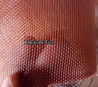 Cina 24 mesh Copper Wire Mesh Screen 99,9% Apertura pura 0,70 - 0,90 mm,Dia 0,15 - 0,35 mm in vendita