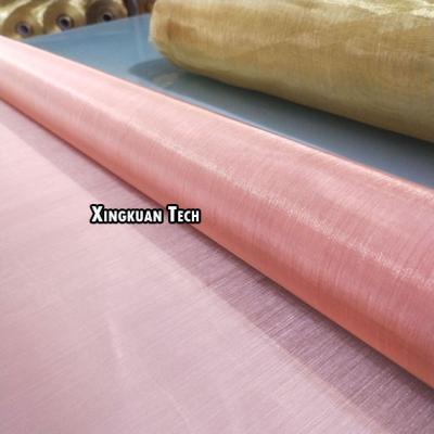 China 180 Maschen Kupferdrahtmaschen Öffnung 0,08 - 0,09 mm Plain Weave Rot Farbe zu verkaufen