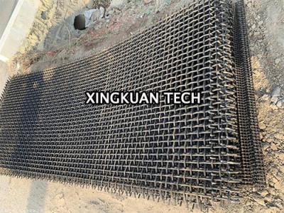 China Vibrierende Bergwerk-Schirm-Masche, Steinbruch-Schirm Mesh In Hook Edge zu verkaufen