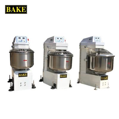 China Double Speed ​​Automatic Spiral Dough Making Machine Double Direction Bread Mixer For Sale for sale