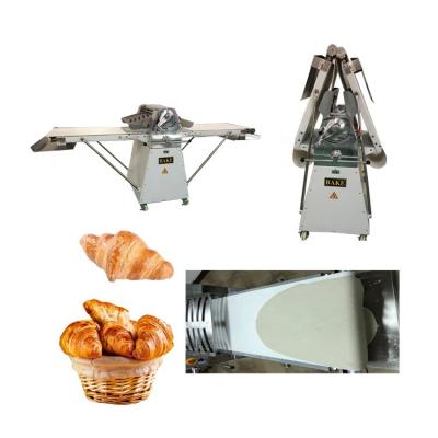 China Vegetable Processing Plant Stainless Steel Croissant Making Dough Sheeter Machine for sale