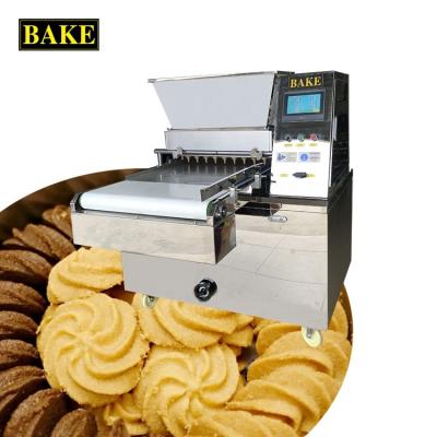 China Fully Automatic Snack Factory PLC Control System Cookie Filling Machine / Cookie Depositor for sale