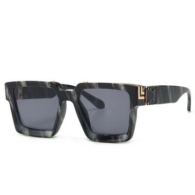 China Fashion Sunglasses Brand Designer Men Sunglasses Square Fashion Oversized Millionaire Sunglasses Women for sale