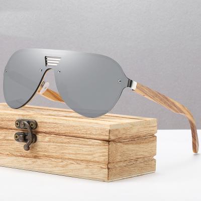 China Fashion Sunglasses Fashion Men Handmade Sunglasses Polarized Walnut UV400 Sun Glass Mirror UV400 Sun Glass Women Temple Custom Wooden Temple Sunglasses for sale