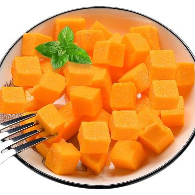 China Natural Bulk Instant Sour And Soft Candy Mango Fudge Cube Shaped Snacks for sale