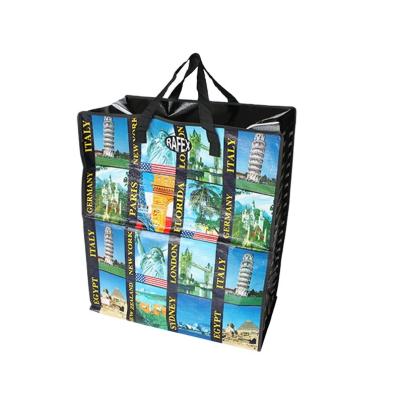 China Fashion Recyclable Custom Customer Tote Reusable Recycled Eco Fabric Nonwoven Shopping Bag for sale