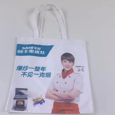 China Custom Handled Logo Organic Recycle Sustainable Promotion Printed Tote Bag Cotton Canvas Tote Shopping Bag for sale