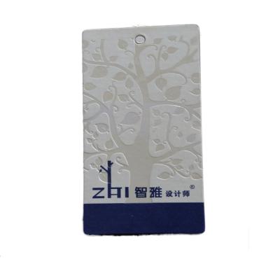 China Sustainable Recycled Custom Luxury Clothing Low Price Hang Tags for sale