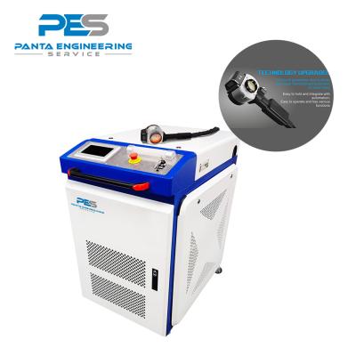 China 1000W 1500W Fast Speed ​​Laser Rust Remover Machine Fiber Laser Accurate Cleaning Cleaning Machine For Car Metal Paint Rust for sale