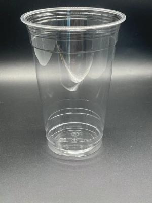 China Disposable 20oz PLA Clear Cup With Lid Customized Logo Acceptable for sale