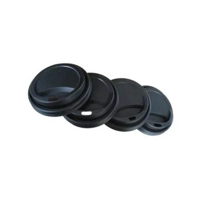 China Durable Bpa Free CPLA Lid  ф62mm Strawless Biodegradable White Black for sale