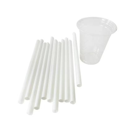 China Environmental Friendly CPLA Biodegradable Straws 6*190mm REACH Certified for sale