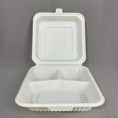 China Logotipo personalizado Envases de comida para llevar Cajas Contenedor Restaurante Contenedor de comida desechable de plástico en venta