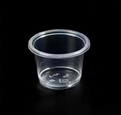 China 1oz PLA Disposable Sauce Cups Small Plastic Condiment Cups for sale