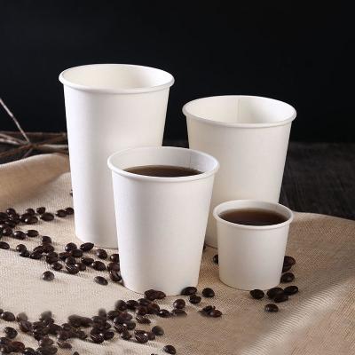 China OEM ODM 16oz Single Wall Hot Cup 500ml Paper Cups Environmental Friendly for sale