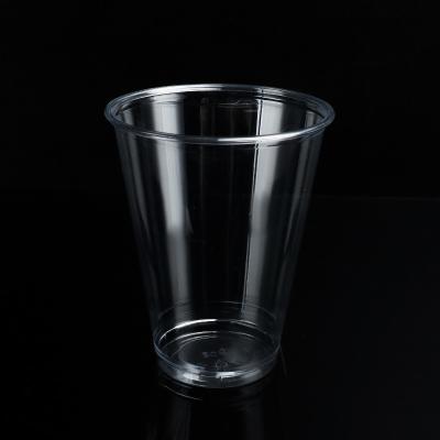 China Degradable Custom Logo 12oz Clear PLA Cups ASTM D6400 EN13432 Certificated for sale