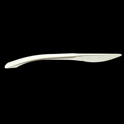 China Environmentally Friendly CPLA Cutlery Compostable Knife For Hot And Cold Foods for sale