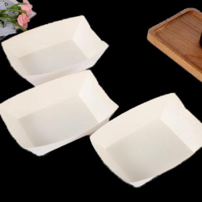 China Directly Supply Eco-Friendly Paper Boat Box for Food Packaging Customized Sizes and Colors for sale