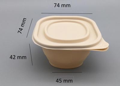 China Bpa Free Cornstarch Tableware Biodegradable Takeaway Sauce Containers With Lids for sale