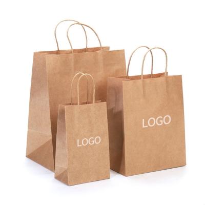 China Sustainable Custom Shopping Paper Bags With Logo Printed Recyclable for sale