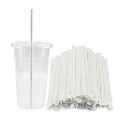 China Colorful Eco Friendly PLA Compostable Straws  Polylactic Acid Straw Odorless for sale