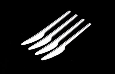 China Customization Design CPLA Cutlery 158mm Compostable Knife  Eco Friendly for sale