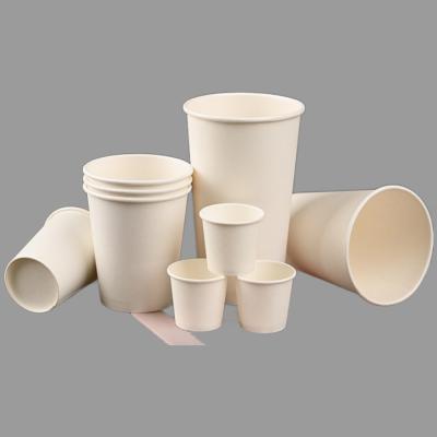 China 9oz Custom Printing Logo Single Wall Paper Cups Hight Quality Coffee Paper Cups for sale