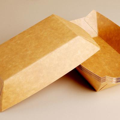 Cina Cartone Kraft Cartone per imbarcazioni Cesto per alimenti Cartone per pane Imballaggio marrone Scatola di imballaggio Cartoni regalo di carta in vendita