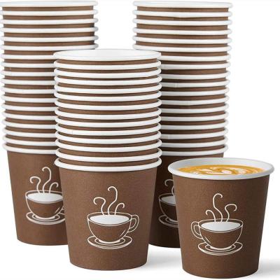 Chine Commercialisation en gros de tasses de papier murale à usage unique (2,5 oz-24 oz) Tailles avec logo personnalisé à vendre