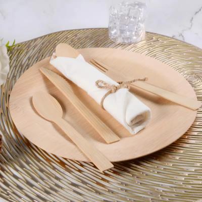 China Compostable biodegradable para viajes Reutilizables Set de cubiertos de madera a granel cuchara cuchillo tenedor abedul cubiertos de madera desechables en venta