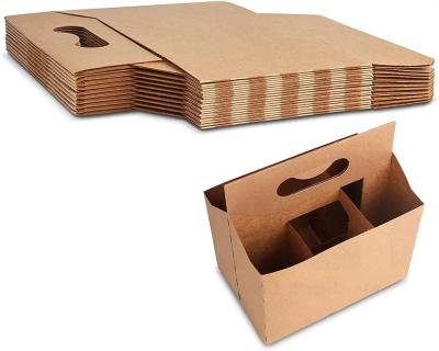 Chine Conception personnalisée Populaire du vin Carton Folding Bouteille de papier Porteur Boîte de bière et de boissons à vendre