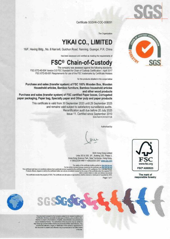 FSC - Yikai Co., Limited