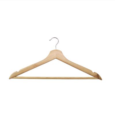 China 2021 Contemporary Top Selling Cheap Price Natural Wood Cloth Hangers for sale