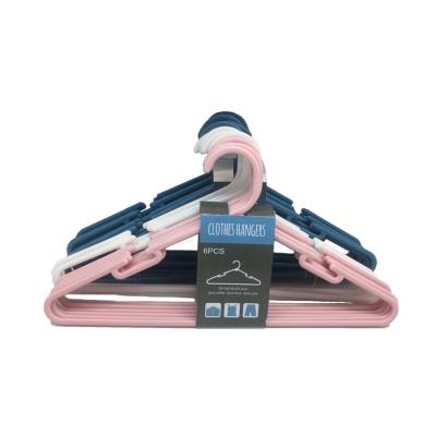 China Yikai eco-friendly material plastic hangers vouchers prices for chothes hangers wholesale for sale