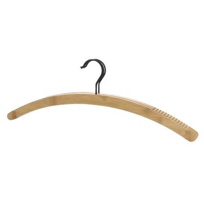 China Best Seller Contemporary Sustanaible Bamboo Hanger For Clothes for sale