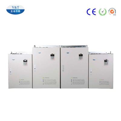 China 0.4kW-500kW V6 Series Universal Inverter Vector V/F Control Torque Sensor VFD 326*190*260-1450*1060*700 for sale