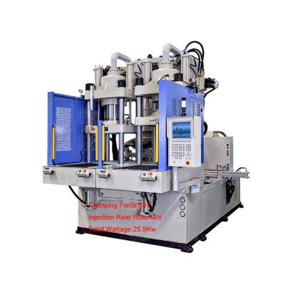 China New type VERTICAL vertical plastic injection molding machine with mold from China for sale