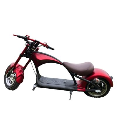 China Convenient Motor Electric Motorcycle 2000W Electric Scooters For Adults 60V 20Ah Chopper Motorcycle High Torque Motor for sale