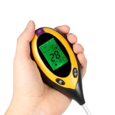 China Factory Direct Selling 4in1 Digital Soil Pastoral pH Meter Thermometer Best Portable Digital PH Meter for sale