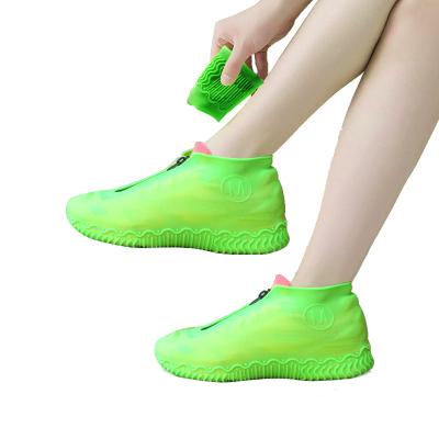 China Lightweight Outdoor Shoe Covers In Rainy Day Waterproof Silicone Protective Shoe Cover for sale