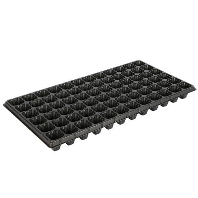 China Not Easy To Deform 72 Hole Insert Dish Breathable Bean Sprouts Planting Plastic Seedling Tray for sale