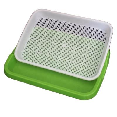 China Odorless and Durable to Use Hot Selling Planting Hydroponics System Seed Tray Plastic Hydroponic Seedling Planting Plastic Tray for sale