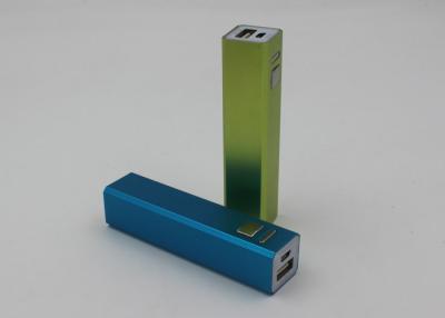 China Banco rectangular colorido 2600mah de la alimentación por USB del bolsillo o capacidad modificada para requisitos particulares en venta