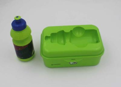 China Plastic de Lunchdozen van pp voor Jonge geitjes met de Fles van het Sportwater/van BPA Vrije Lunchcontainers Te koop