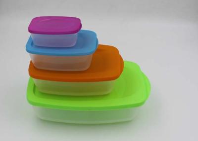 China Van de Lunchdozen van de Colorfullmicrogolf Veilige pp Plastic die het Voedselcontainer voor Wandeling, Picknick wordt geplaatst Te koop