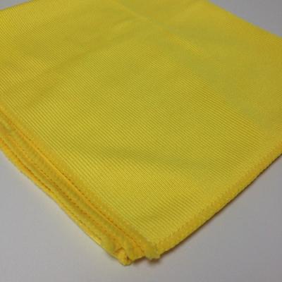 China Viable Yellow Car Windshield Microfiber Shiny Polishing Glass Cleaning Cloth for sale