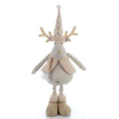 China Custom Fabric+Plastic SOTE L324/L329 Christmas Toy 60~80CM Luxury Deer Plush Soft Plush Toys For Kids for sale