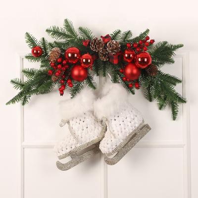 China Hot Sale Nordic Design Christamas Tree Decoration SOTE B-04 Plastic Hanging Ornaments Christmas Ice Patinas Holiday Wall Decorations for sale